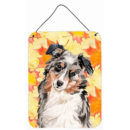 Carolines Treasures Australian Shepherd Fall Wall or Door Hanging Prints BB9502DS1216